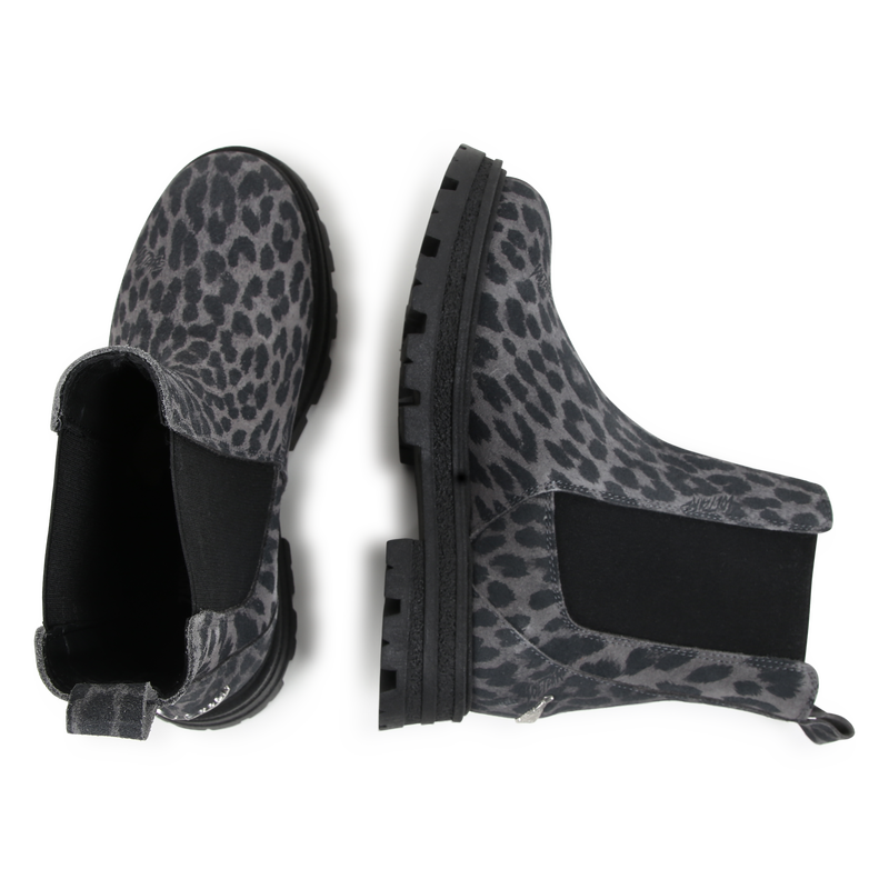 Stivaletti di pelle con stampa ZADIG & VOLTAIRE 
                        BAMBINA