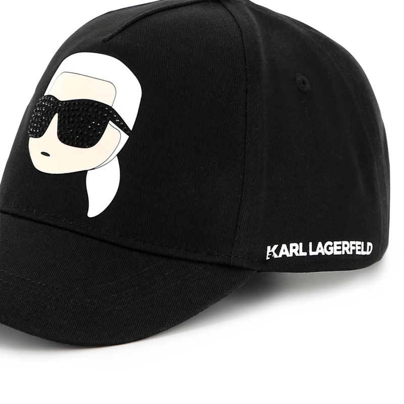 Cappello regolabile in cotone KARL LAGERFELD KIDS 
                        BAMBINA