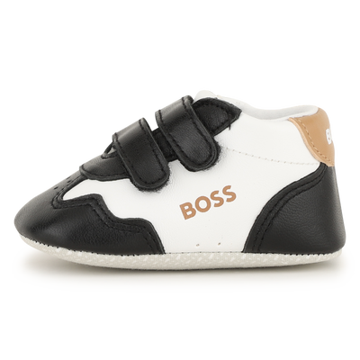 PANTOFOLE IN PELLE DI PECORA BOSS RAGAZZO