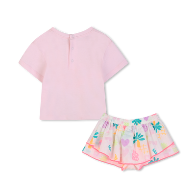 SET T-SHIRT + PANTALONCINI BILLIEBLUSH BAMBINA