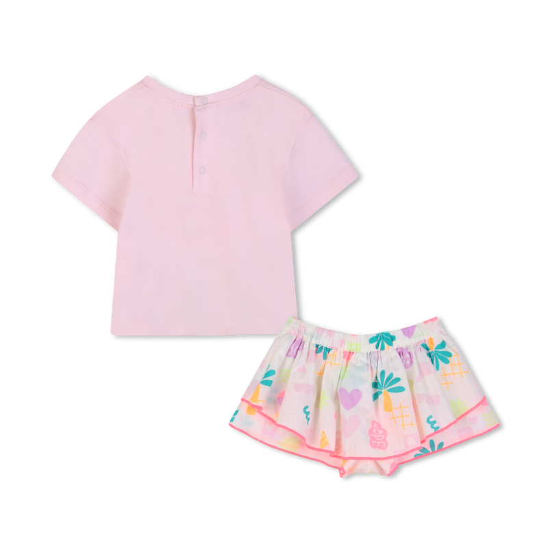 SET T-SHIRT + PANTALONCINI BILLIEBLUSH 
                        BAMBINA