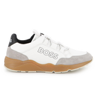 Sneakers finte e tela BOSS 
                    RAGAZZO