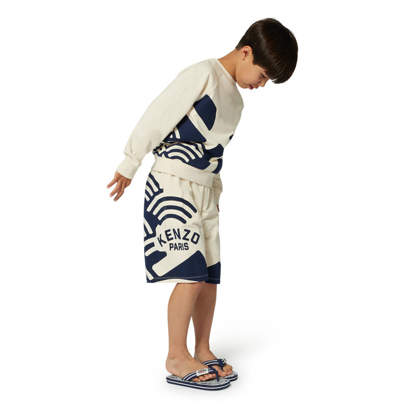 Bermuda stampati con logo KENZO KIDS 
                        RAGAZZO