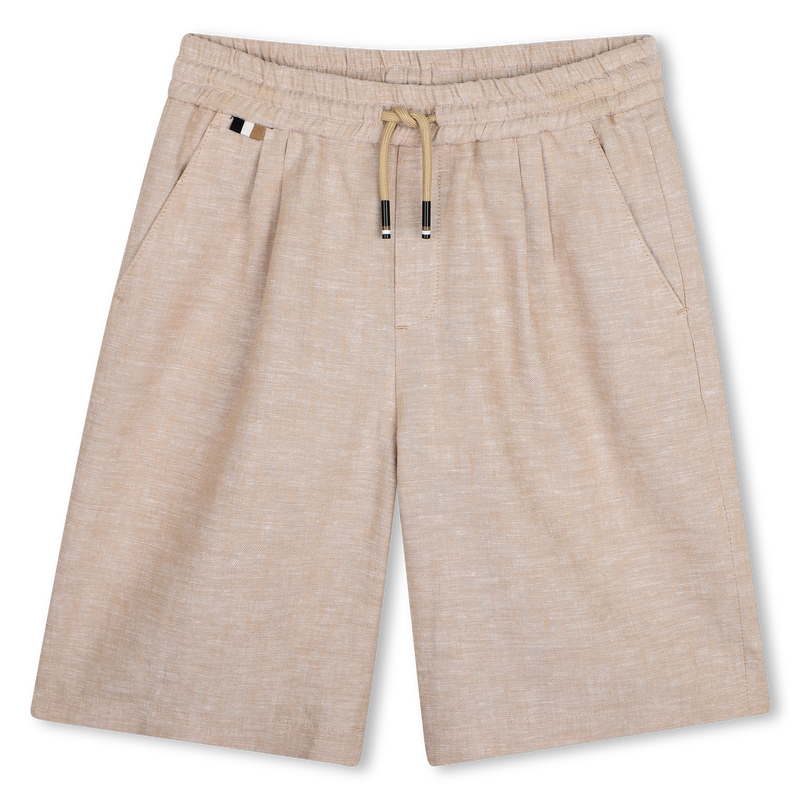 BERMUDA IN LINO BOSS 
                        RAGAZZO