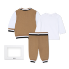 Set pantalone, cardigan e t-shirt BOSS 
                    RAGAZZO