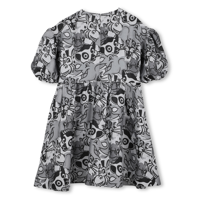 Abito con maniche a palloncino KENZO KIDS BAMBINA