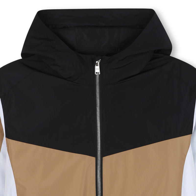 Giacca a vento con cappuccio BOSS 
                        RAGAZZO