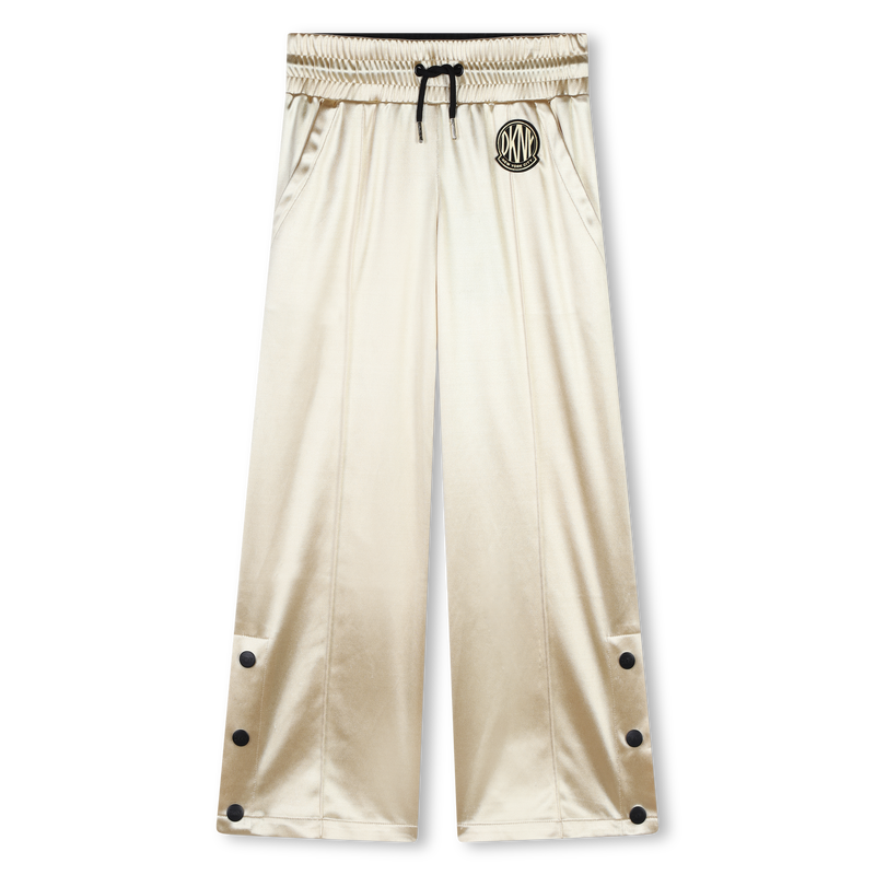 Pantaloni ampi lucidi DKNY 
                        BAMBINA