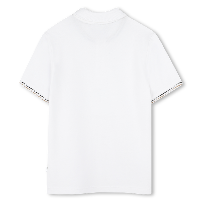 Polo con righe tricolori BOSS 
                        RAGAZZO