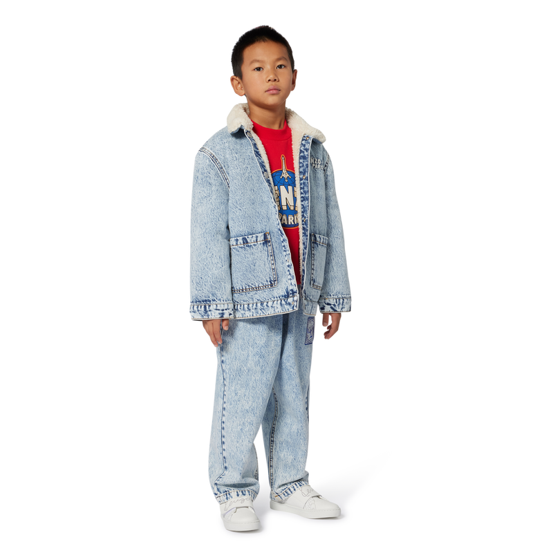 Giacca reversibile con bottoni automatici KENZO KIDS 
                        RAGAZZO