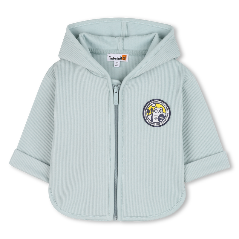 Cardigan con cappuccio a costine TIMBERLAND 
                        RAGAZZO