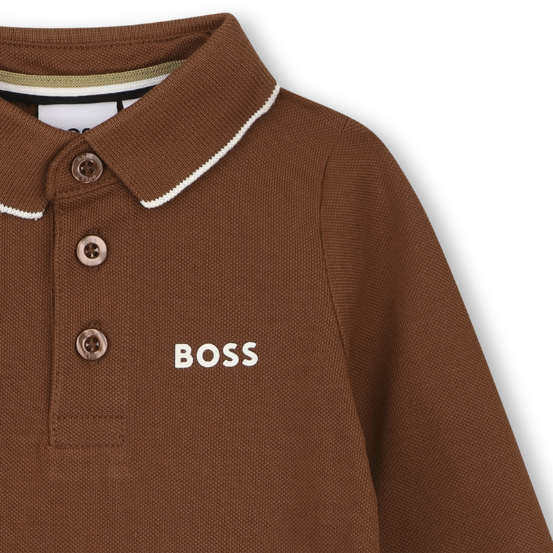 Polo a maniche lunghe BOSS 
                        RAGAZZO