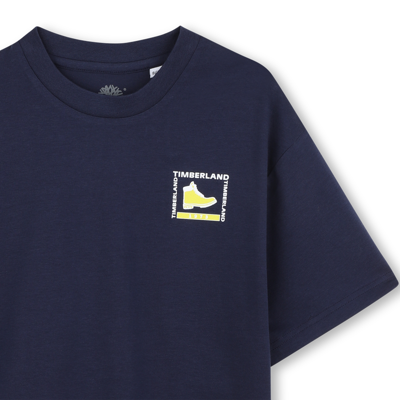 T-SHIRT A MANICHE CORTE TIMBERLAND 
                        RAGAZZO