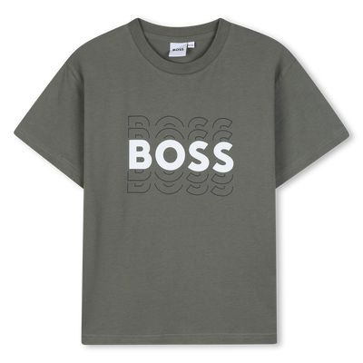 T-SHIRT A MANICHE CORTE BOSS RAGAZZO