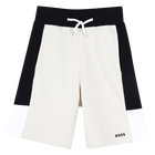 Bermuda da jogging tricolore BOSS 
                    RAGAZZO
