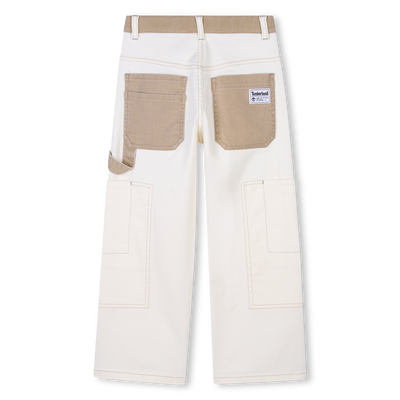 Pantaloni regolabili in twill TIMBERLAND RAGAZZO
