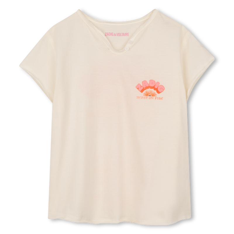 T-SHIRT A MANICHE CORTE ZADIG & VOLTAIRE 
                        BAMBINA