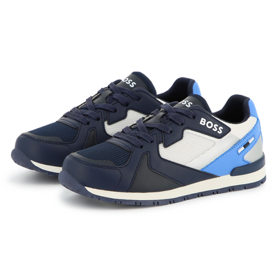 Sneakers stringate retr&ograve; BOSS RAGAZZO