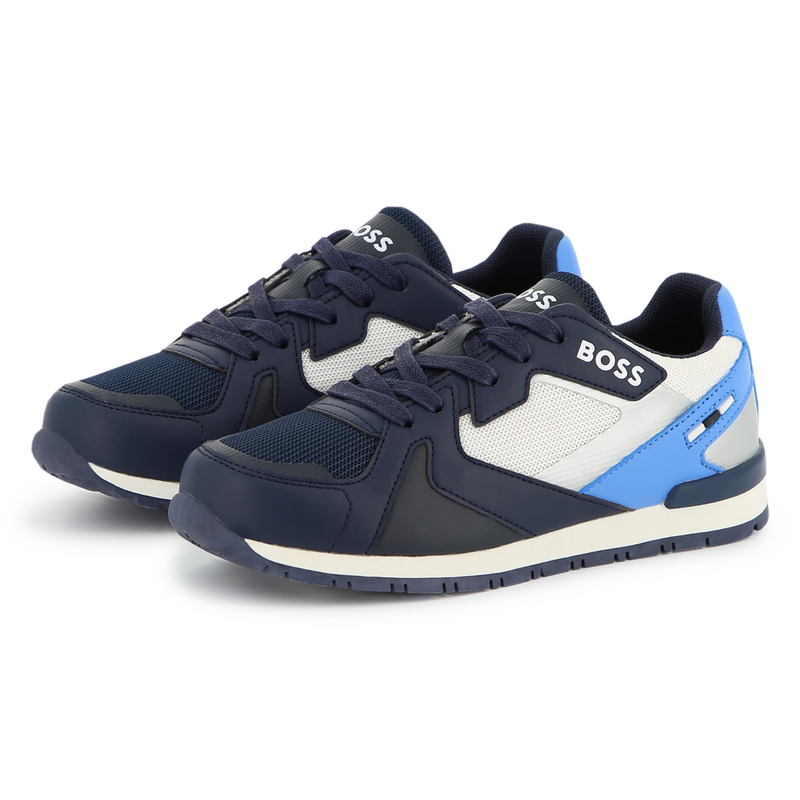 Sneakers stringate retr&ograve; BOSS 
                        RAGAZZO