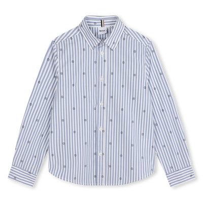 Camicia maniche lunghe cotone BOSS RAGAZZO