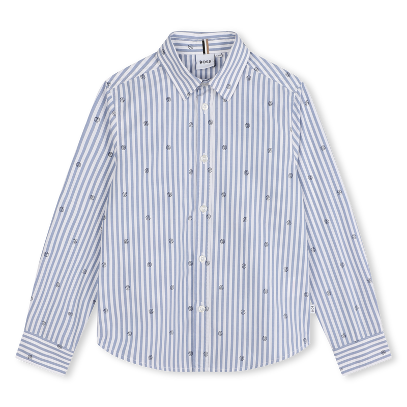 Camicia maniche lunghe cotone BOSS 
                        RAGAZZO