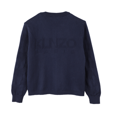 Cardigan tinta unita bottoni KENZO KIDS BAMBINA