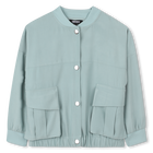 Giacca leggera con bottoni a pressione DKNY 
                    BAMBINA