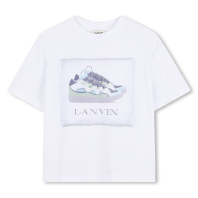 T-SHIRT A MANICHE CORTE LANVIN RAGAZZO
