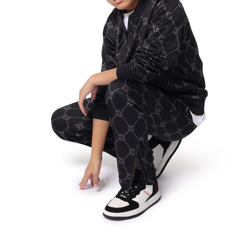 Cardigan da jogging felpato HUGO 
                        RAGAZZO