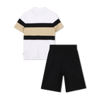 Polo + bermuda set BOSS 
                    RAGAZZO