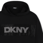 Abito in felpa con cappuccio DKNY 
                    BAMBINA