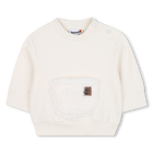 Felpa in pile garzato stampato TIMBERLAND 
                    RAGAZZO