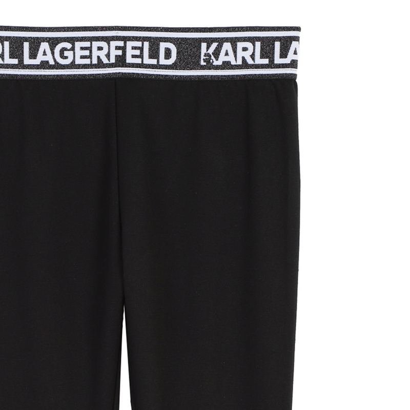 Leggings girovita metallizzato KARL LAGERFELD KIDS 
                        BAMBINA