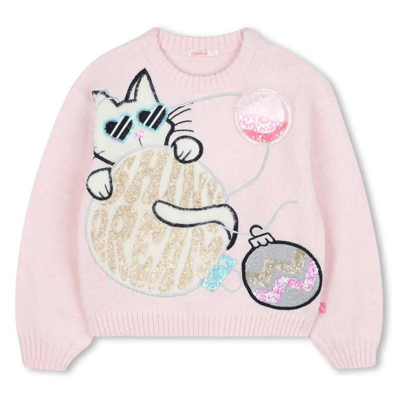 Maglione natalizio lavorato a maglia BILLIEBLUSH 
                        BAMBINA