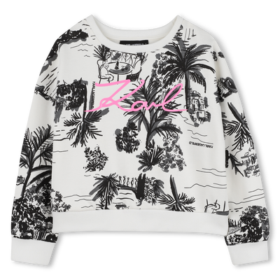 FELPA IN PILE KARL LAGERFELD KIDS BAMBINA