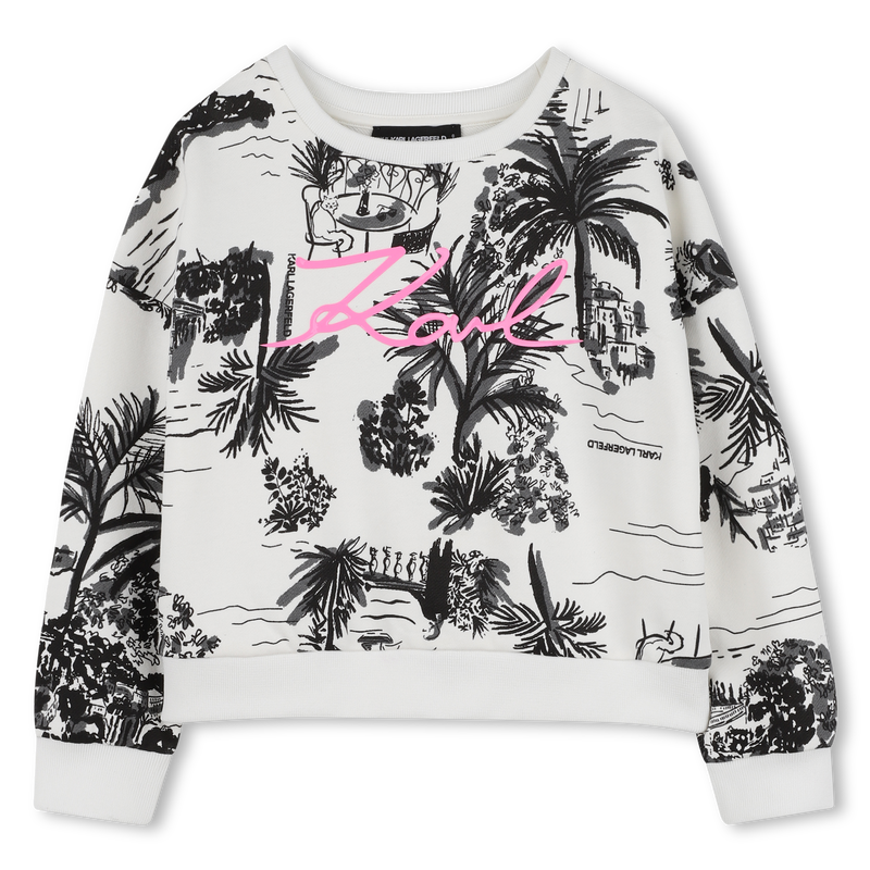 FELPA IN PILE KARL LAGERFELD KIDS 
                        BAMBINA