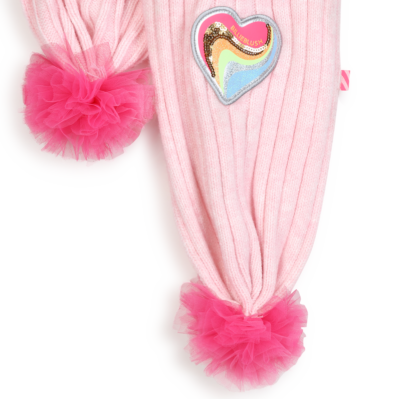 Sciarpa con pompon BILLIEBLUSH 
                        BAMBINA