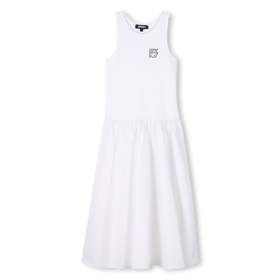 Vestito canottiera in cotone DKNY BAMBINA