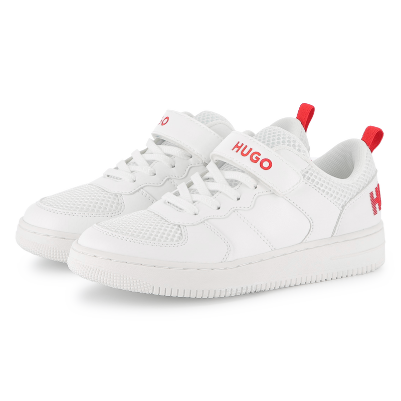 Sneakers stringate con velcro HUGO 
                        RAGAZZO