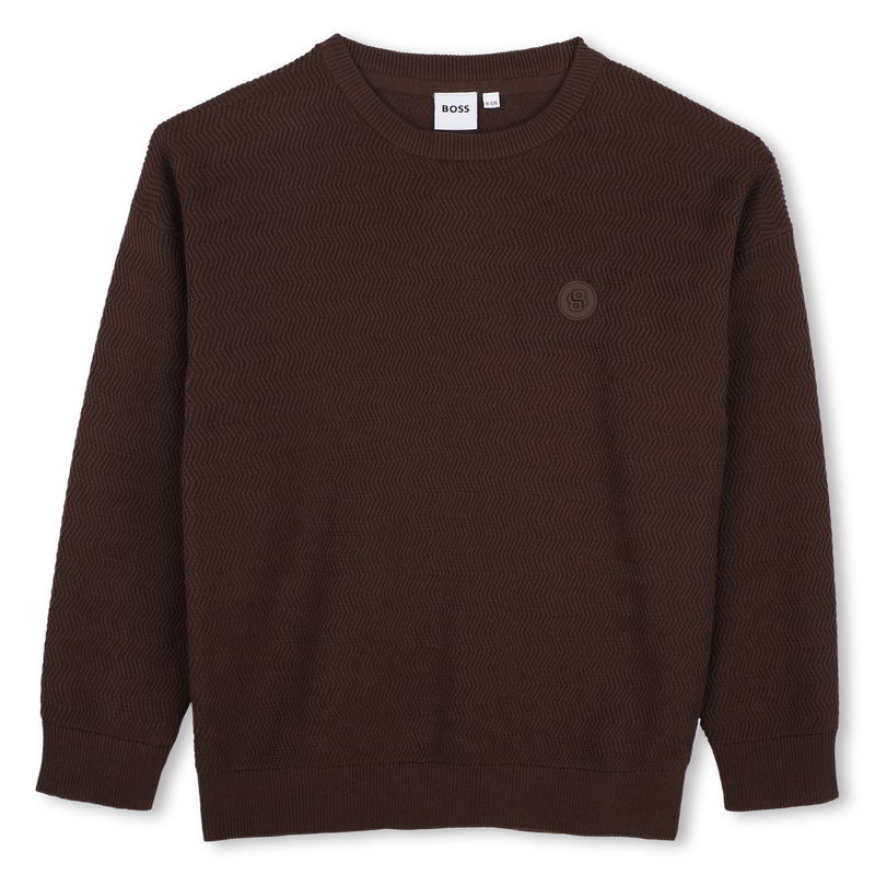 Maglione in maglia BOSS 
                        RAGAZZO