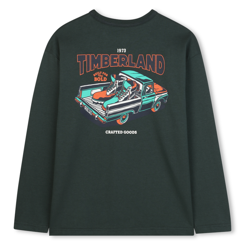 T-shirt in jersey a maniche lunghe TIMBERLAND 
                        RAGAZZO