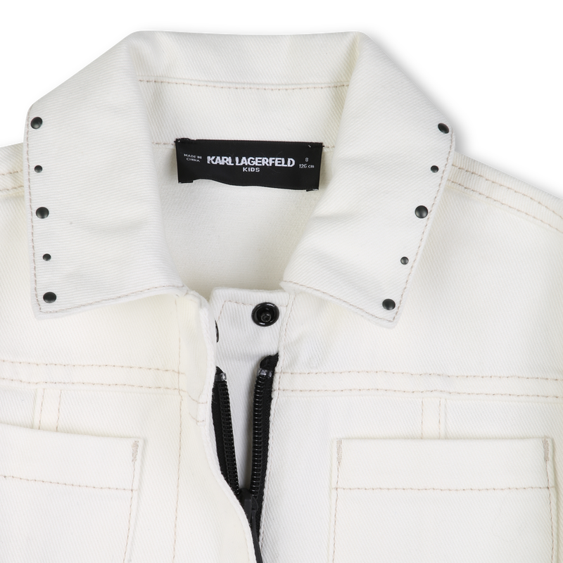 GIACCA CON ZIP KARL LAGERFELD KIDS 
                        BAMBINA