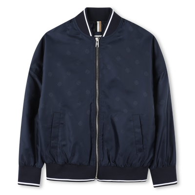 Giacca stampata con zip BOSS RAGAZZO