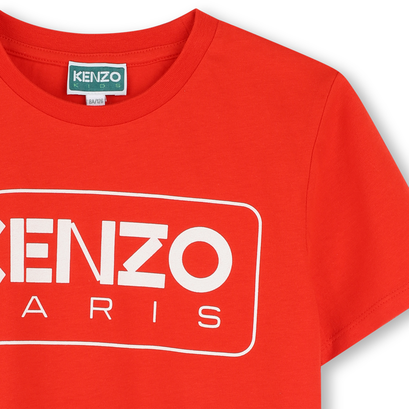 T-shirt cotone maniche corte KENZO KIDS 
                        RAGAZZO