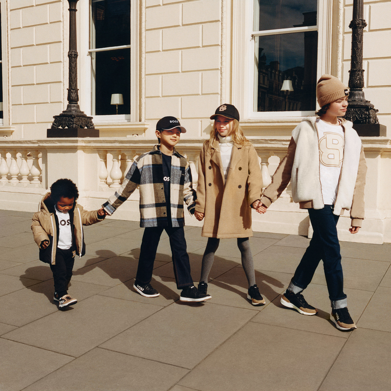 Cotton Logo T-Shirt BOSS 
                        RAGAZZO