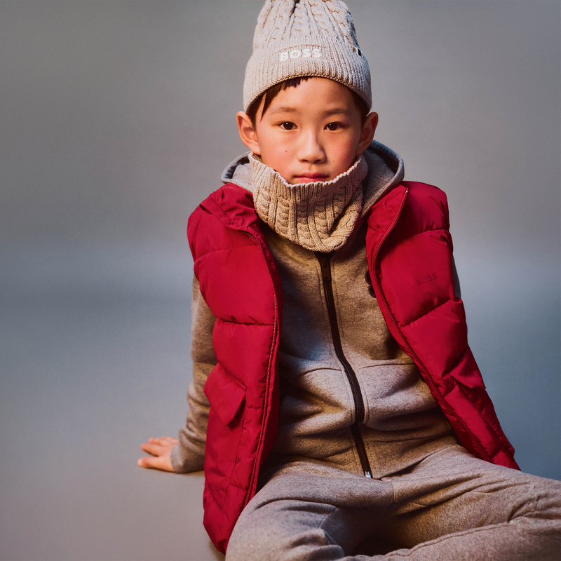 Cardigan con cappuccio BOSS 
                        RAGAZZO