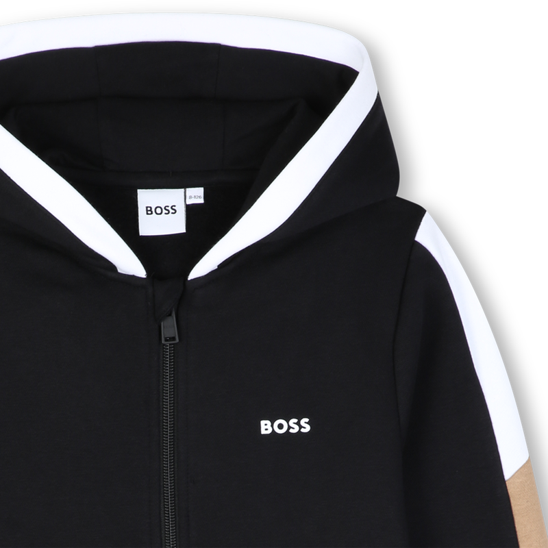 Cardigan con cappuccio BOSS 
                        RAGAZZO