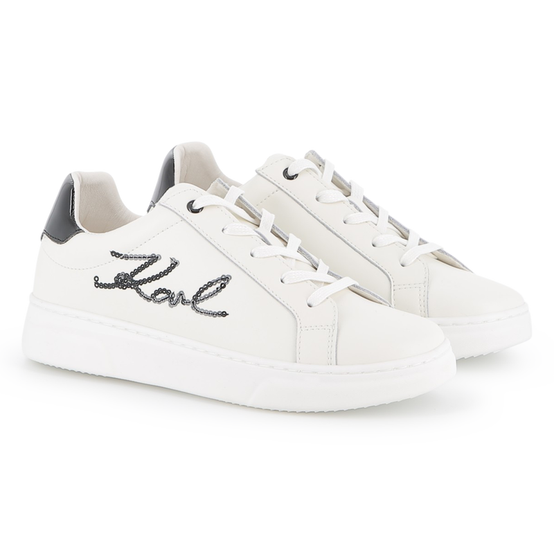 Sneakers basse stringate KARL LAGERFELD KIDS 
                        BAMBINA
