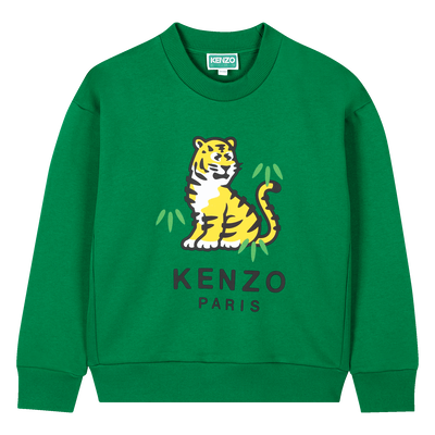 Felpa con stampa KENZO KIDS RAGAZZO