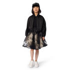 Giacca con maniche plissettate KARL LAGERFELD KIDS 
                    BAMBINA